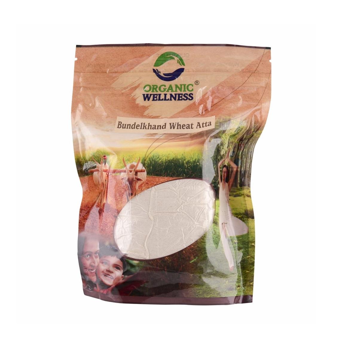 Цельнозерновая мука (450 г), Bundelkhand Wheat Atta, Organic Wellness